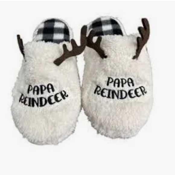 Jammies for Families Papa Reindeer Slipper Men’s Size Medium (8-9)Holiday - Picture 1 of 7